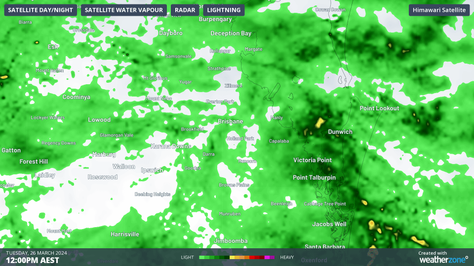 Relentless rain rinses Brisbane 