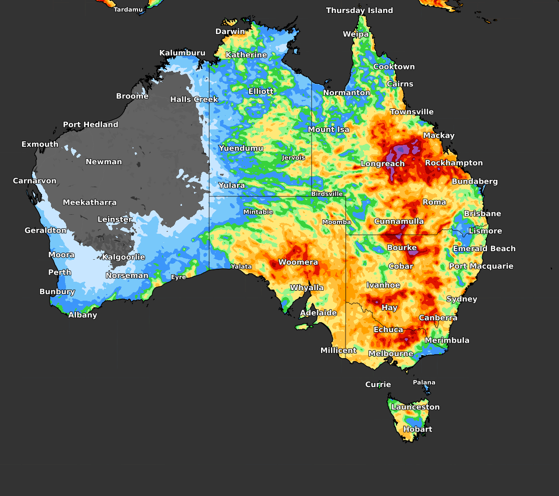 Widespread rain returning to eastern Australia