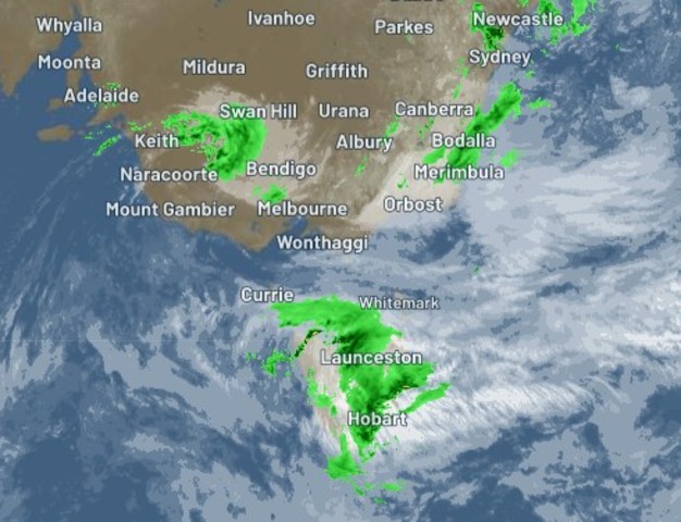 After SA deluge, Tas disappears off weather map