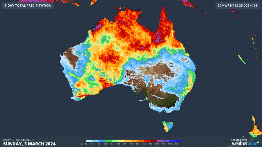 Heatwaves, thunderstorms and extreme fire danger in Australia this week