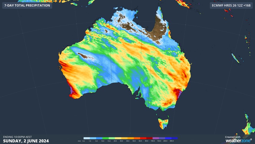 Wet week ahead for Australia