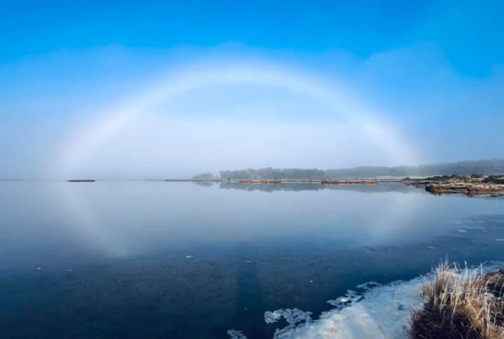 Image: Fog bow over Tasmania's Central Highlands in June 2024. Source: @stephen.kettle / Instagram