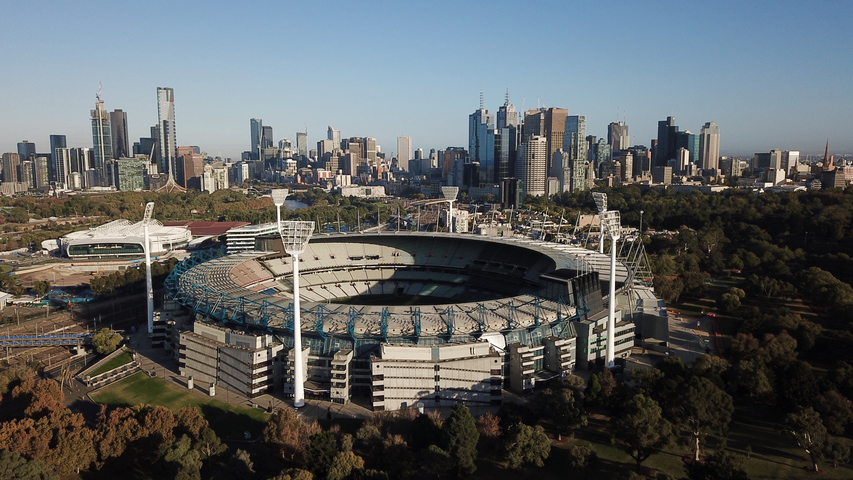 Image: The MCG is set to sizzle in tempertaures approaching 40°C. Source: istock/DLMcK